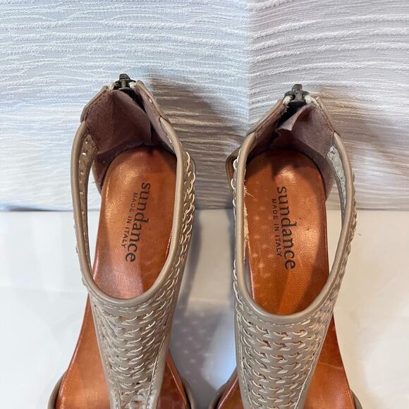 Sundance Nude Beige Strappy Sandals Made in Italy Size EU 38 | US 7.5 - 8 (S346) - Picture 5 of 7